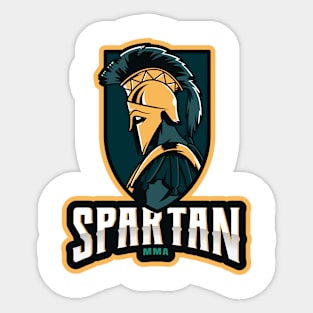 Spartan Warrior MMA Sticker